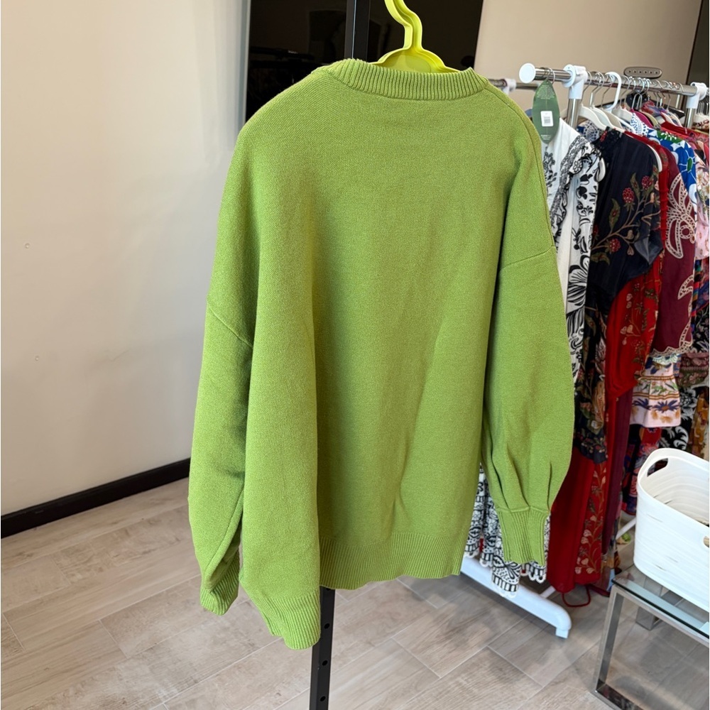 Farm Rio: Green Nature Lovers Embroidered
Sweater - Picture 3 of 11